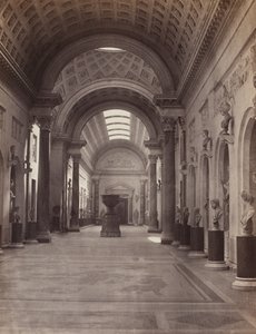 Vatican : Galerie Nuovo Braccio, vers 1860
