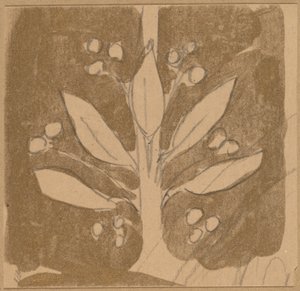 Étude pour un dessin de bordure - Charles Sprague Pearce