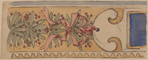 Étude pour un motif de bordure