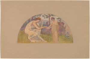 Étude pour une lunette - Charles Sprague Pearce