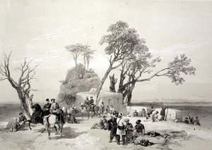 Panjab : Avant-poste de Rhodawala occupé par les piquets britanniques le 10 février 1845, planche 8 de 