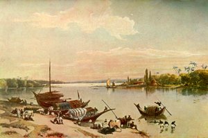 Barrackpur - Sur le Gange près de Calcutta, années 1840, 1901 - Charles Stewart Hardinge
