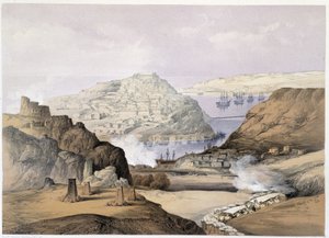 Ville de Sébastopol dans « Sébastopol » par Ch. Hardinge. Litho par Vincent Brooks, d. Londres 1855 Henry Graves. - Charles Stewart Hardinge