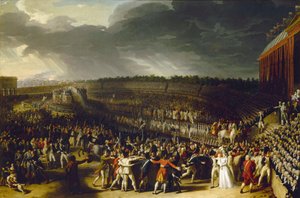 La Fête de la Fédération au Champ de Mars le 14 juillet 1790, 1792
