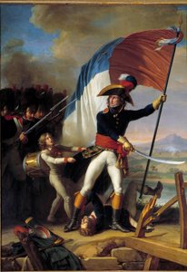 Le général Pierre Augereau menant la charge à l