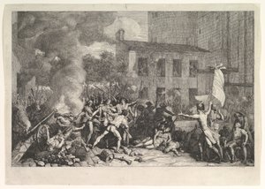 La Prise de la Bastille le 14 juillet 1789 - Charles Thevenin