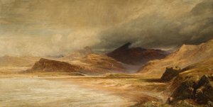 Snowdon depuis Pernsarn, 1872 - Charles Thomas Burt