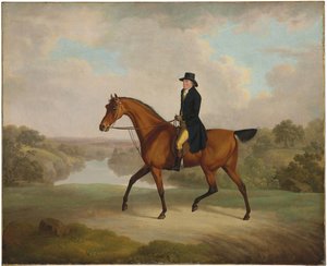William Yates, Esq., de Springside, sur son cheval préféré - Charles Towne