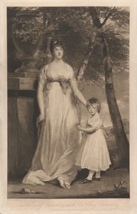 Charlotte Comtesse Cholmondeley et son fils l