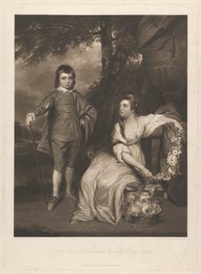 George Vicomte Malden et Lady Elizabeth Capel - Charles Turner
