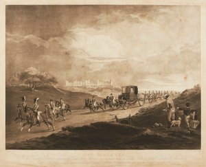 Le roi George III dans son carrosse - Charles Turner