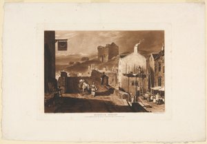 Morpeth, Northumberland, du Liber Studiorum, 1809 - Charles Turner
