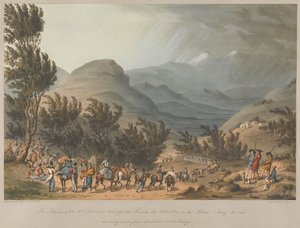 N° 8 : La marche de la 3e division à travers la Sierra de Estiella ou de Neve, le 16 mai 1811 - Charles Turner
