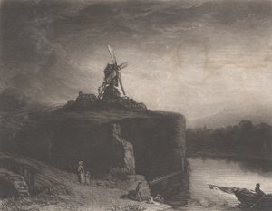 Le moulin de Rembrandt, 1823