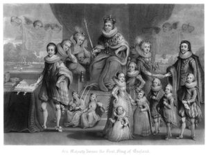 La famille du roi Jacques Ier d