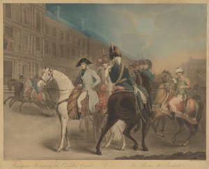 Bonaparte passant en revue la Garde Consulaire (La Revue du Quintidi) - Charles Turner after John James Masquerier