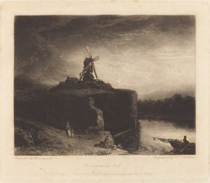 Le moulin - Charles Turner after Rembrandt van Rijn
