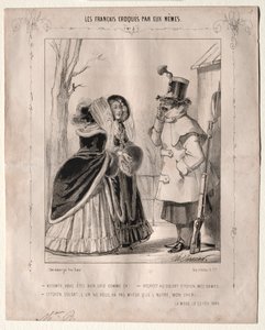 Les Français croqués par eux-mêmes: Vicomte, vous êtes bien laid comme ça!..., 1840