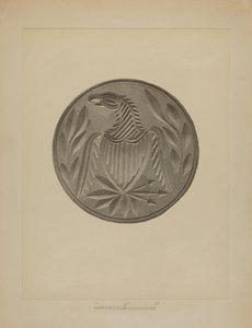 Tampon à beurre allemand de Pennsylvanie - Charles Von Urban