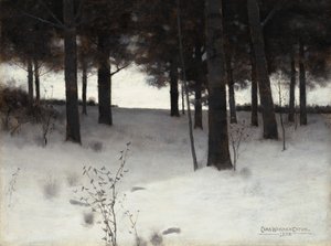 Bois en hiver, 1886 - Charles Warren Eaton