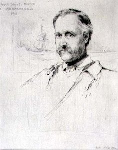 Sir Frank Short (1857-1945) peintre et graveur, Maître de la Guilde des Artisans en 1901 - Charles Watson