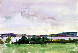 Lac du New Hampshire--Raymond, 1927 - Charles Webster Hawthorne
