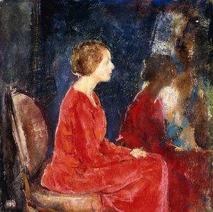 La Robe rouge - Charles Webster Hawthorne