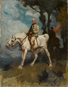 Général Sir Frederick Sleigh Roberts, sur son cheval Vonolel - Charles Wellington Furse