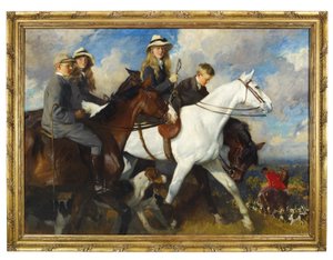 Avec le York et Ainsty - Les enfants de M. Edward Lycett Green, M.F.H. - Charles Wellington Furse