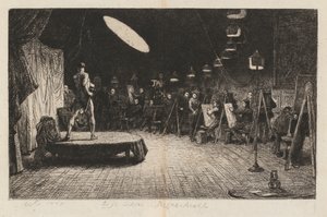 École de la vie, Académie royale - Charles West Cope