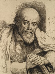 Portrait de Samuel Palmer - Charles West Cope
