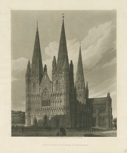 Cathédrale de Lichfield - Façade ouest - Charles Wild