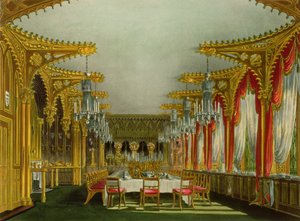 La salle à manger gothique de Carlton House de 