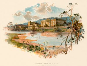 Chatsworth depuis la Derwent - Charles Wilkinson
