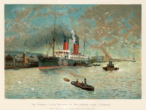 Le paquebot Cunard 