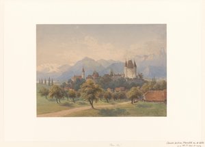 Vue de Thoune, Suisse