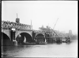 Démolition du pont de Waterloo, Cité de Westminster, Autorité du Grand Londres, 1936