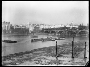Démolition du pont de Waterloo, City of Westminster, Greater London Authority, 1936 - Charles William Prickett