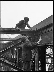 Démolition du pont de Waterloo, Lambeth, Greater London Authority, 1936. - Charles William Prickett