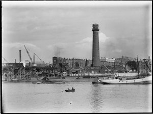 Tour de tir et usine de plomb, Belvedere Road, Lambeth, Greater London Authority, 1936 - Charles William Prickett