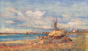 West Mersea, île de Mersea, Essex - Charles William Wyllie