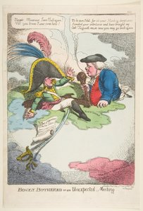 Boney Bothered ou une rencontre inattendue, 9 juillet 1808 - Charles Williams
