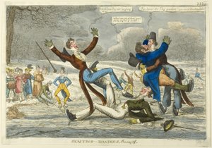 Skaiting Dandies, shewing off - Charles Williams