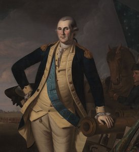George Washington à la bataille de Princeton - Charles Willson (and workshop) Peale