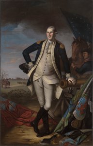 George Washington à la bataille de Princeton - Charles Willson Peale