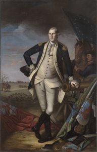 George Washington à la bataille de Princeton, 1781 - Charles Willson Peale