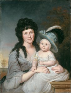 Mme John Nicholson (Hannah Duncan) et John Nicholson, Jr. - Charles Willson Peale