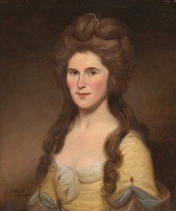 Rebecca Bryan White (Mme John White) - Charles Willson Peale
