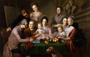 La famille Peale, vers 1771-73 (huile sur toile)