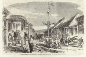Rue du Punjab - Charles Wirgman